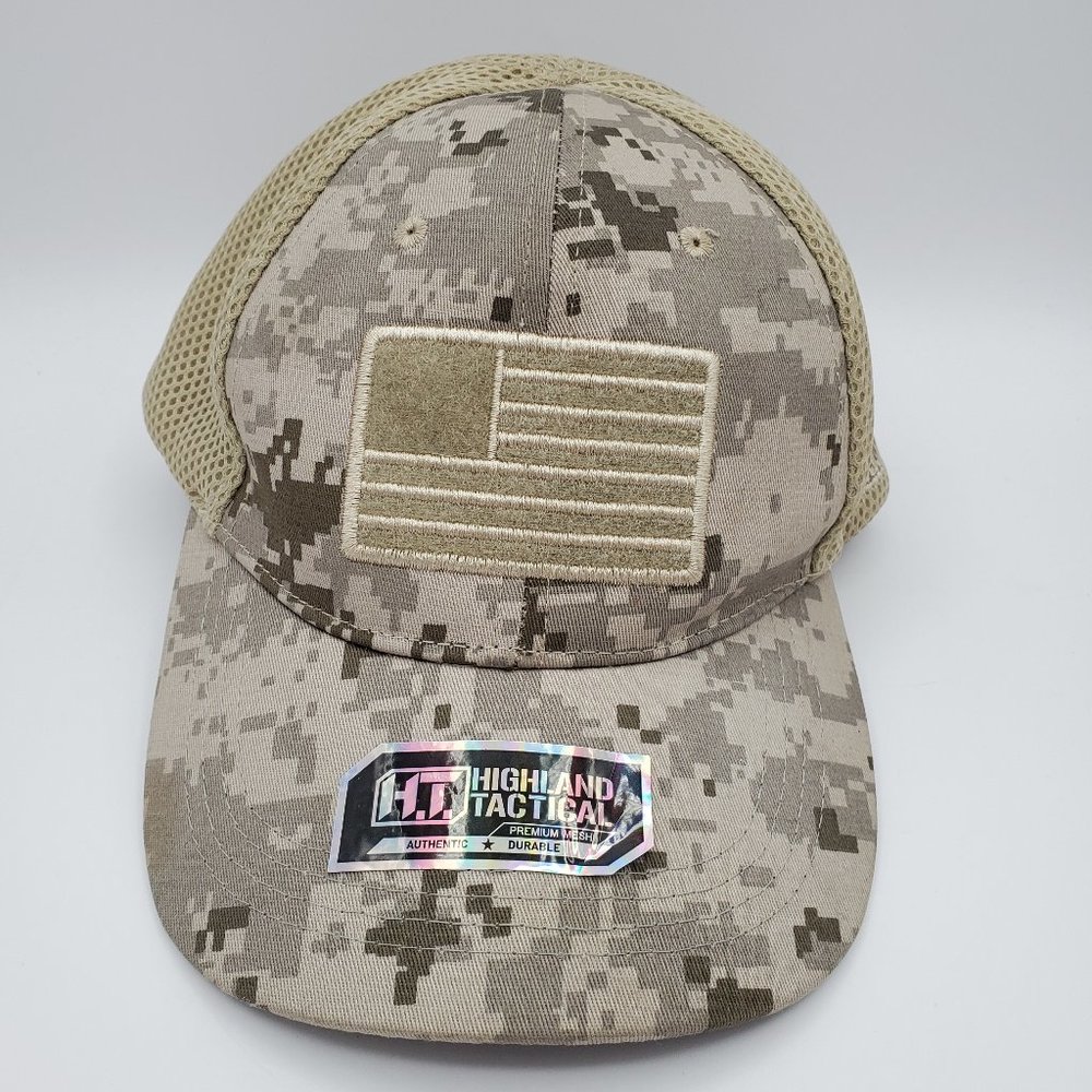 Highland Tactical Camo Mesh Cap